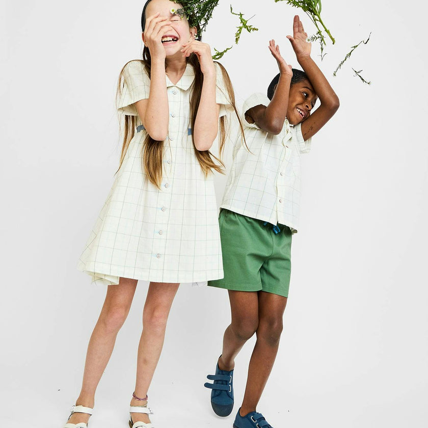 Jack Lee Shirt, Seafoam Plaid