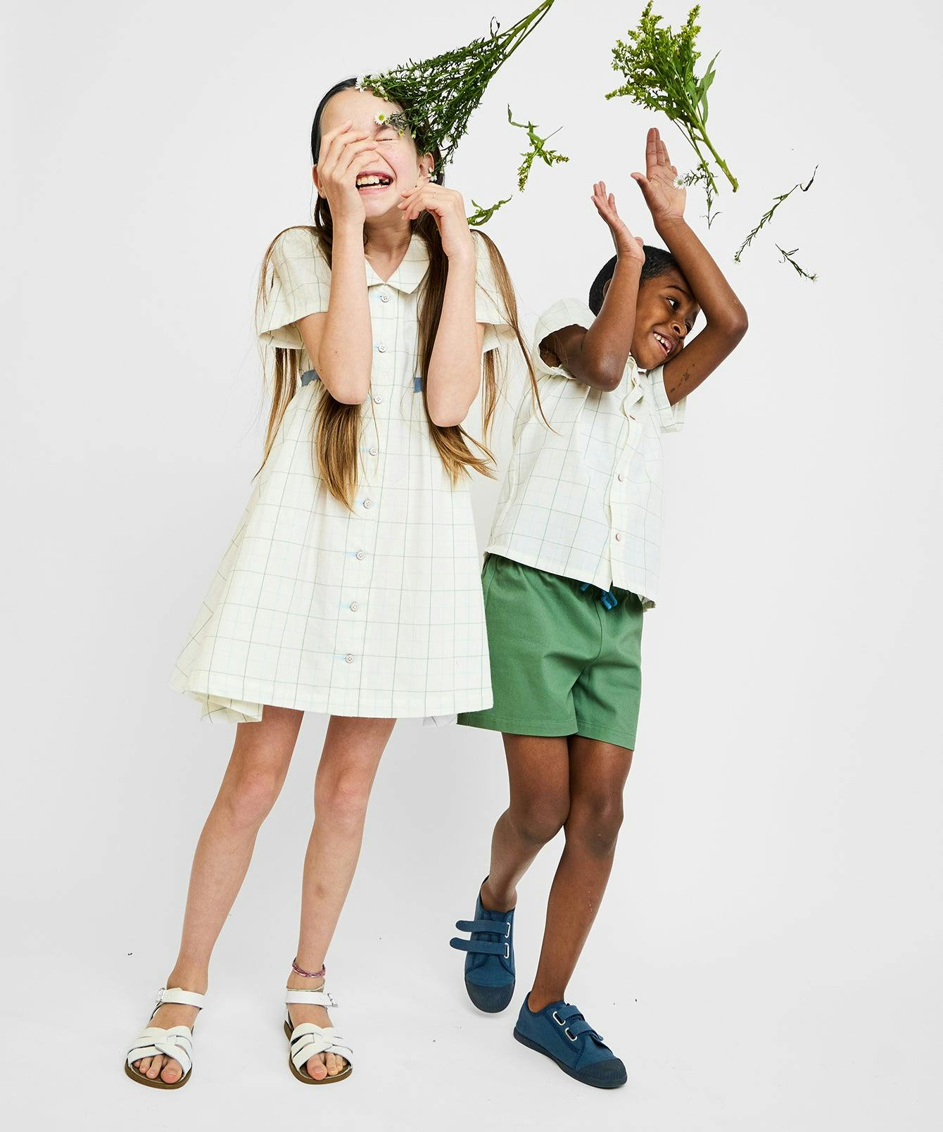 Jack Lee Shirt, Seafoam Plaid