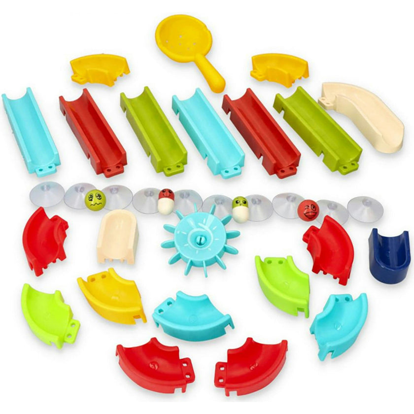 Buddy & Barney: Bath Time Marble Run - 36pc Set