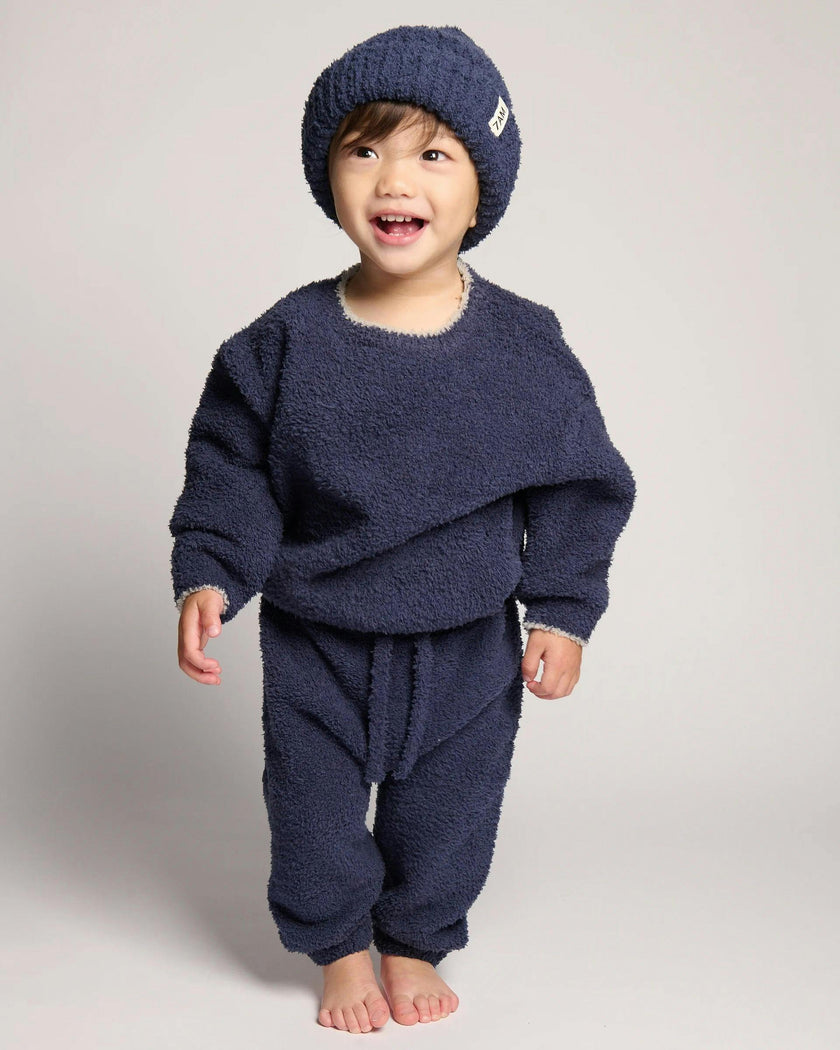 Ribbed Beanie • Fuzzy