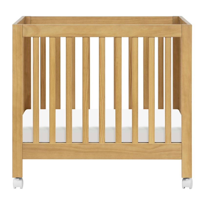Origami Mini Crib in Honey