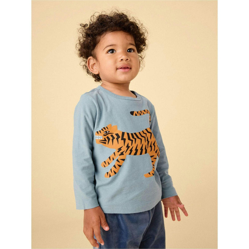 Cub Baby Graphic Tee, Blue