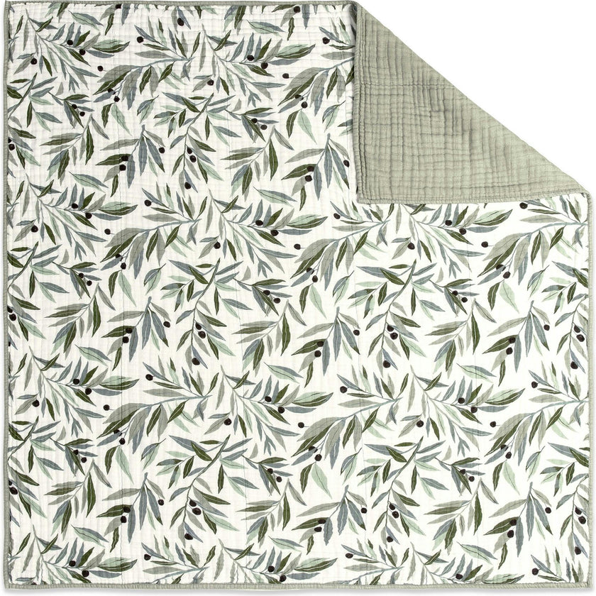 Organic Muslin Cotton 3-Layer Quilt