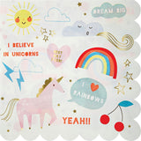I Believe In Unicorns Large Napkins