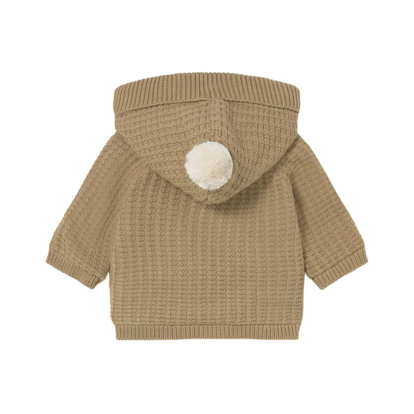 Newborn Boy Lined Knit Cardigan