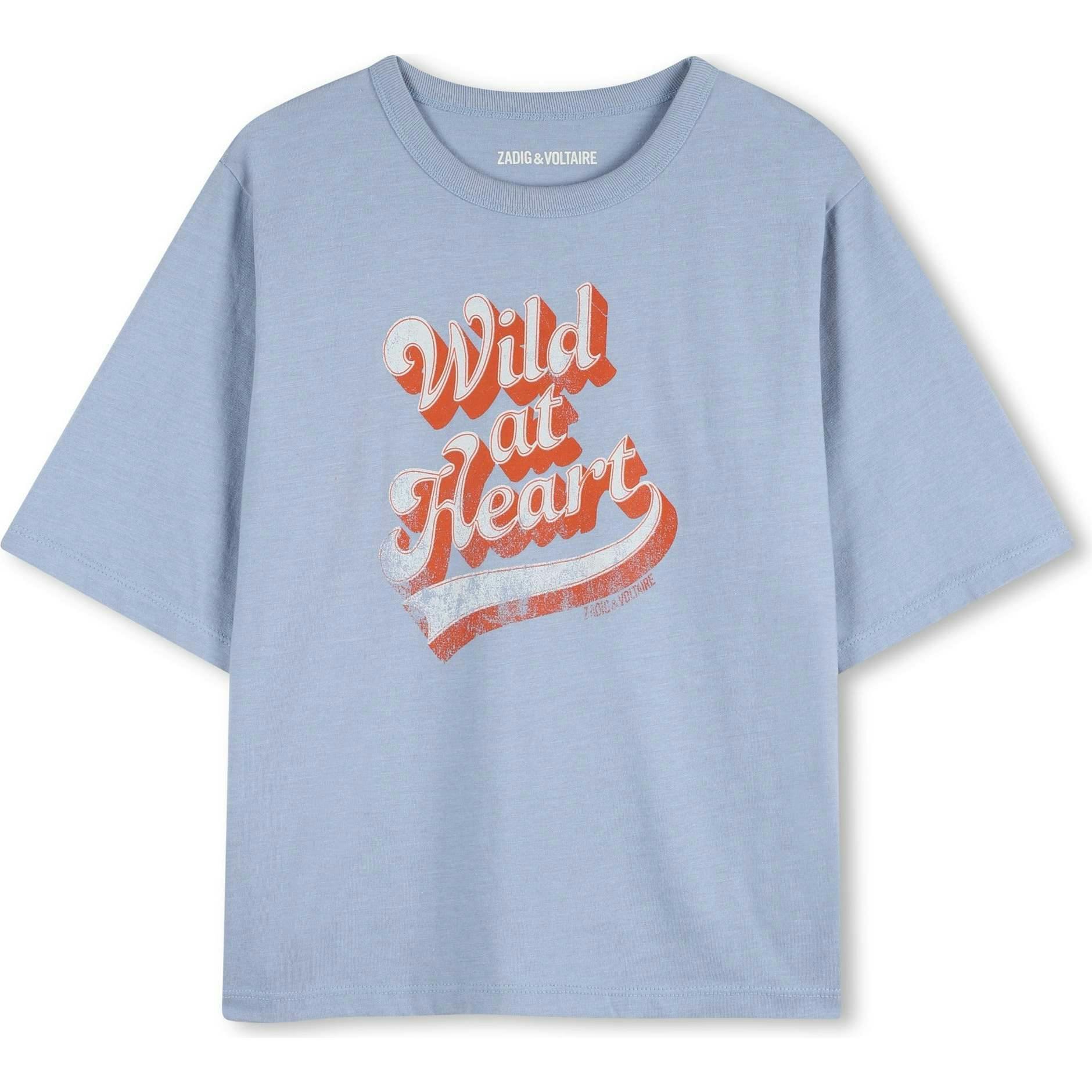 ZADIG & VOLTAIRE Wild at Heart T-Shirt - Pale Blue