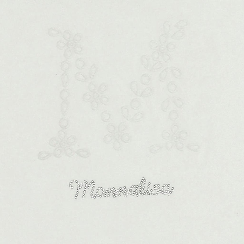 Cream Rhinestone Logo T-Shirt