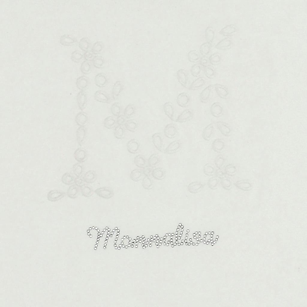 Cream Rhinestone Logo T-Shirt