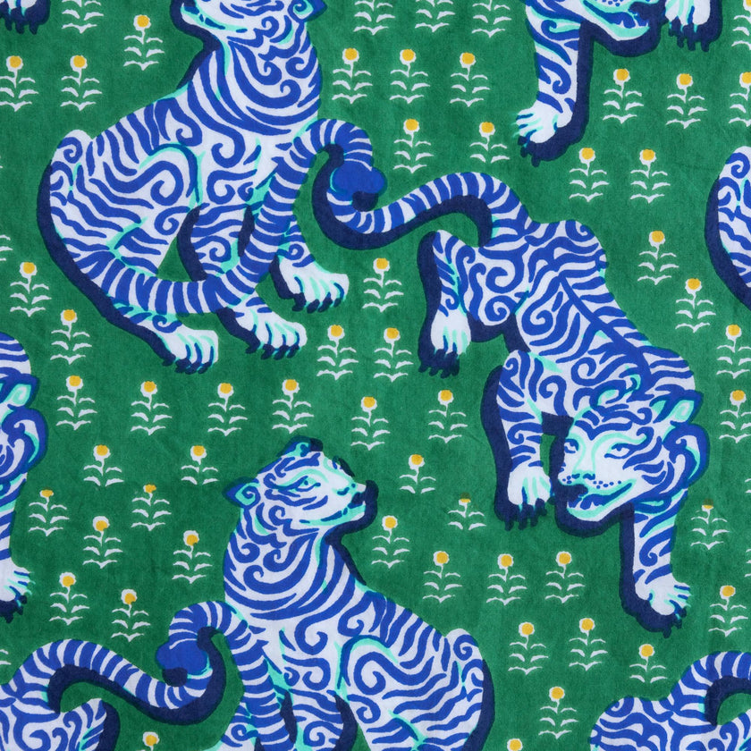 Tiger Queen - Short PJ Set - Jade