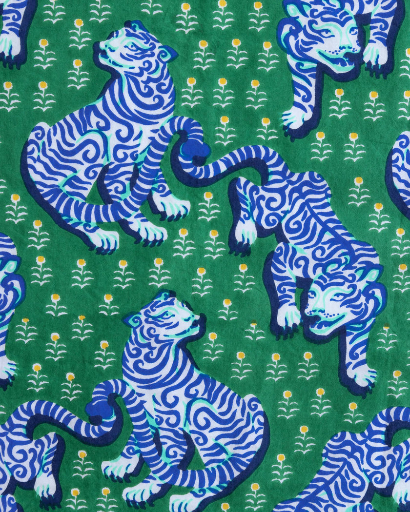 Tiger Queen - Short PJ Set - Jade