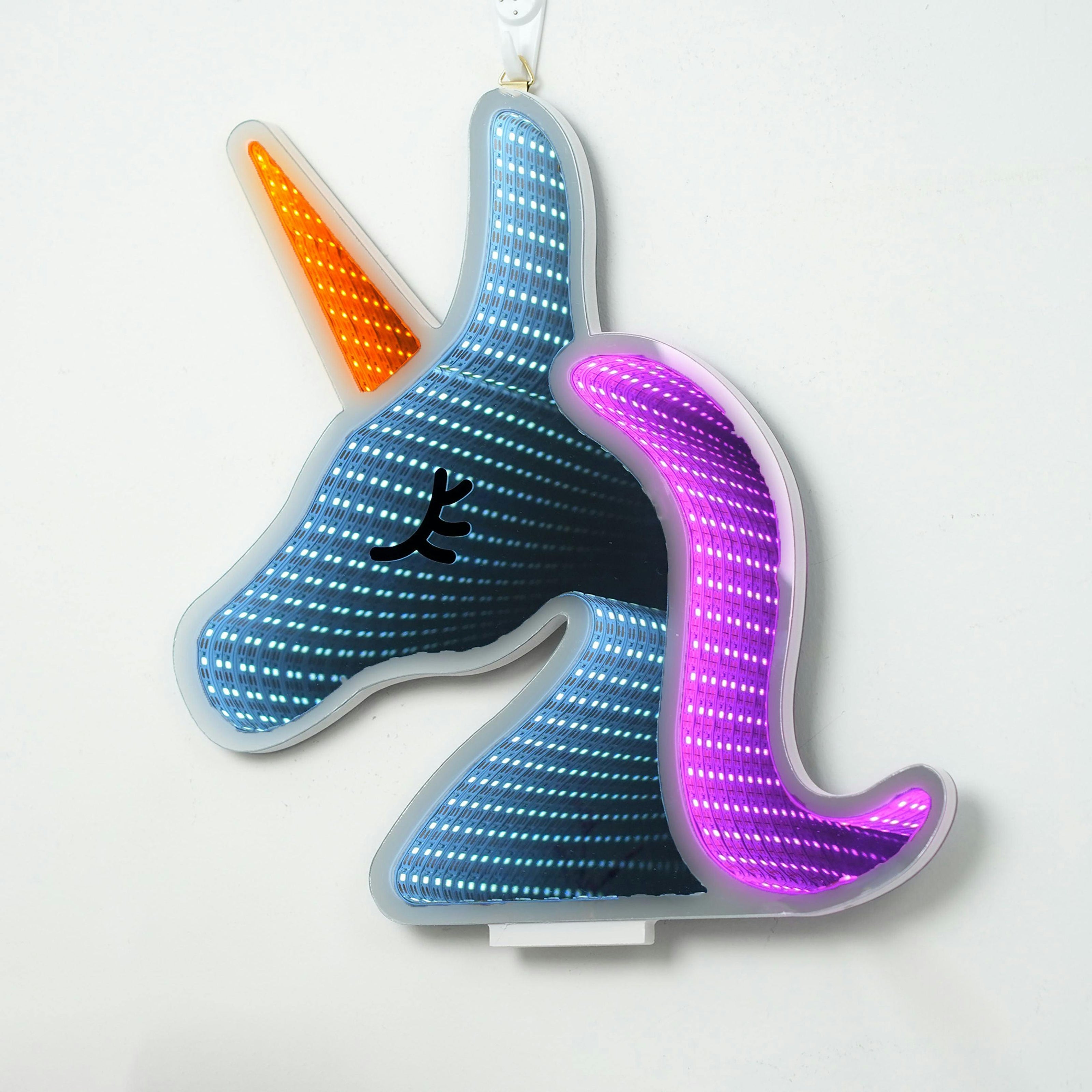 Neon Art Infinity Lights Wall & Desk Sign-Unicorn