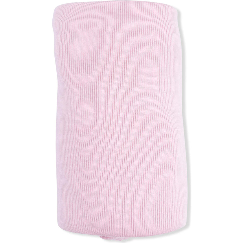 Solid Romance Rose Rib - Swaddle Blanket