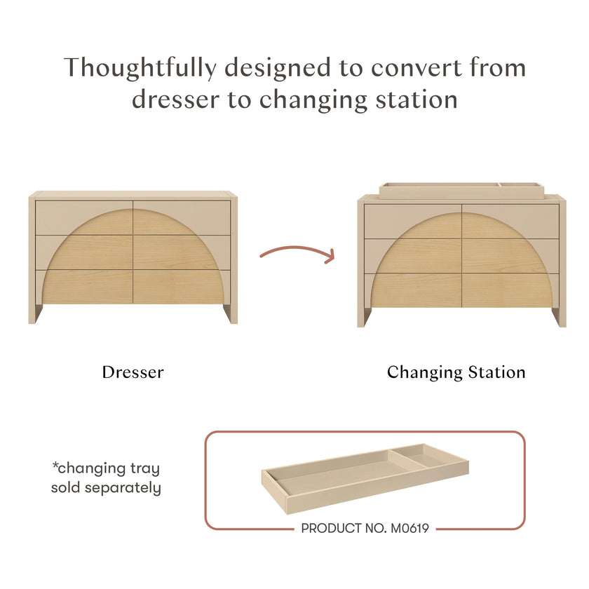 Moab 6-Drawer Wide Assembled Dresser (56")