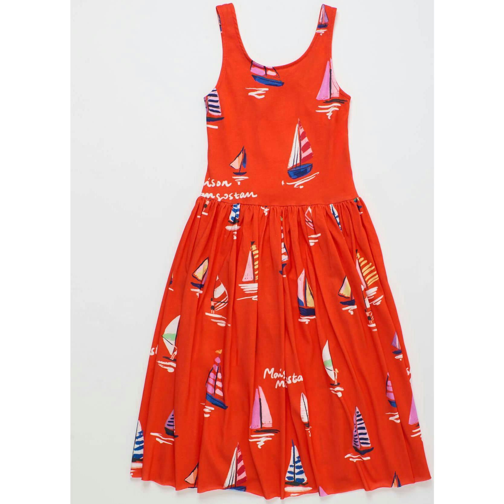 BARCOS DRESS RED