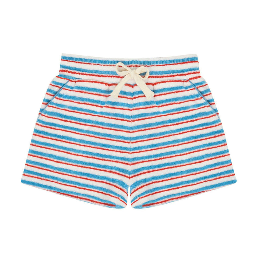 boys jetty stripe french terry short