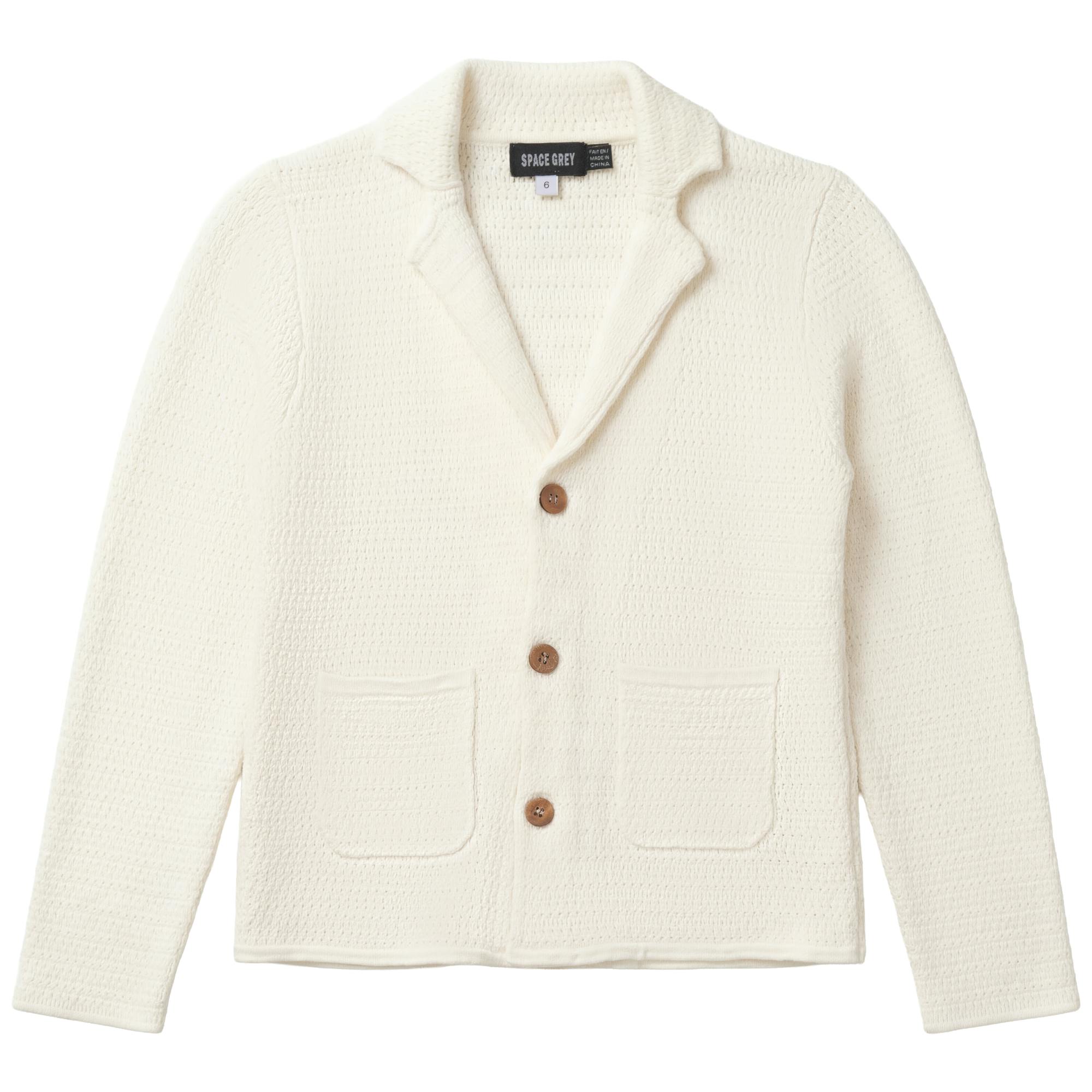Textured Knit Blazer
