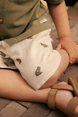 Olivier Shorts | Frogs | Warm White