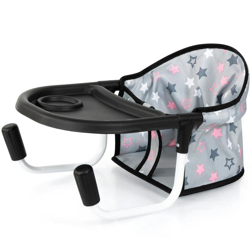 Bayer Design Dolls: Table Seat - Grey, Pink, Stars