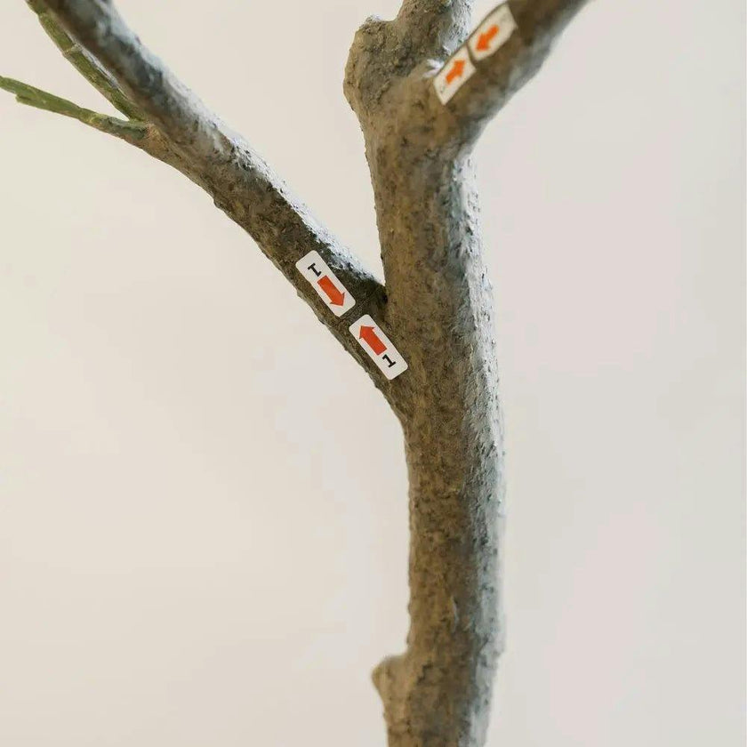 6.5' Faux Potted Olive Tree