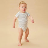 Short Sleeve Bodysuit - White