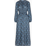 The Rosely Dress - Navy Cala Paisley