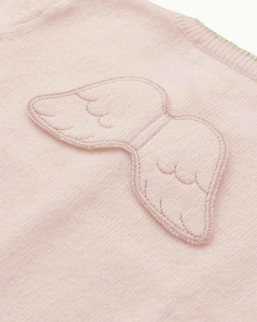 Cassandra Cashmere Angel Wing™ Cardigan - Pink