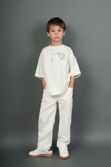 Relaxed Organic Cotton T-Shirt With SOW Print
