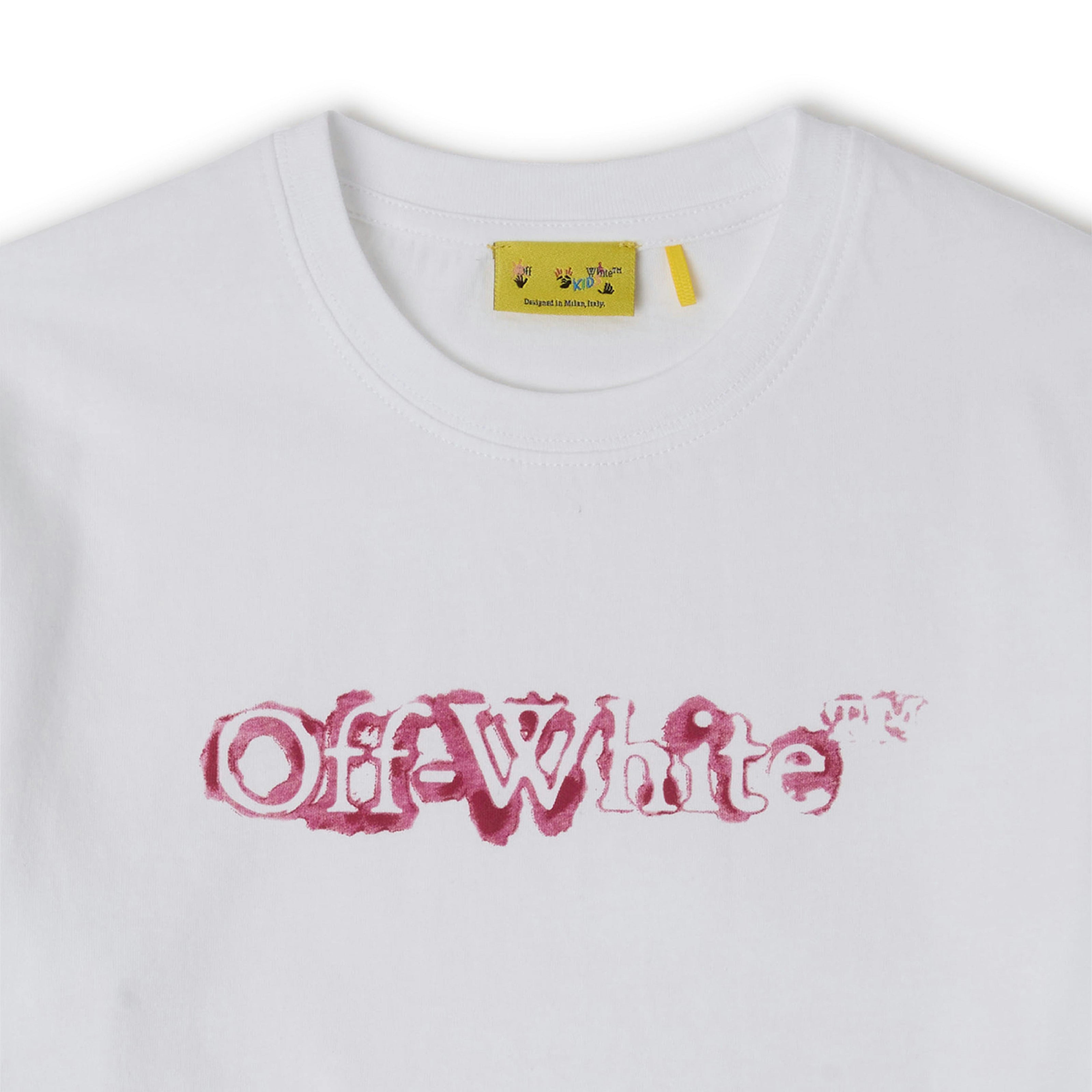White Big Bookish Watercolor Short Sleeve T-Shirt
