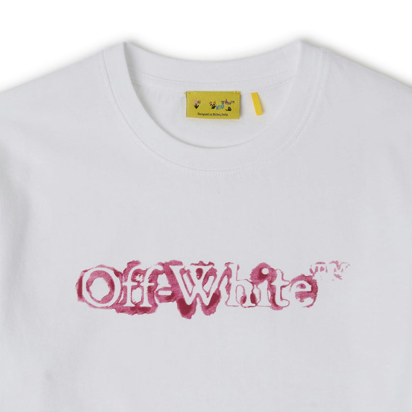 White Big Bookish Watercolor Short Sleeve T-Shirt