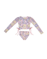 2 Piece Swimsuit Set with Side Ties