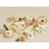 Wooden Tea Set & Tray