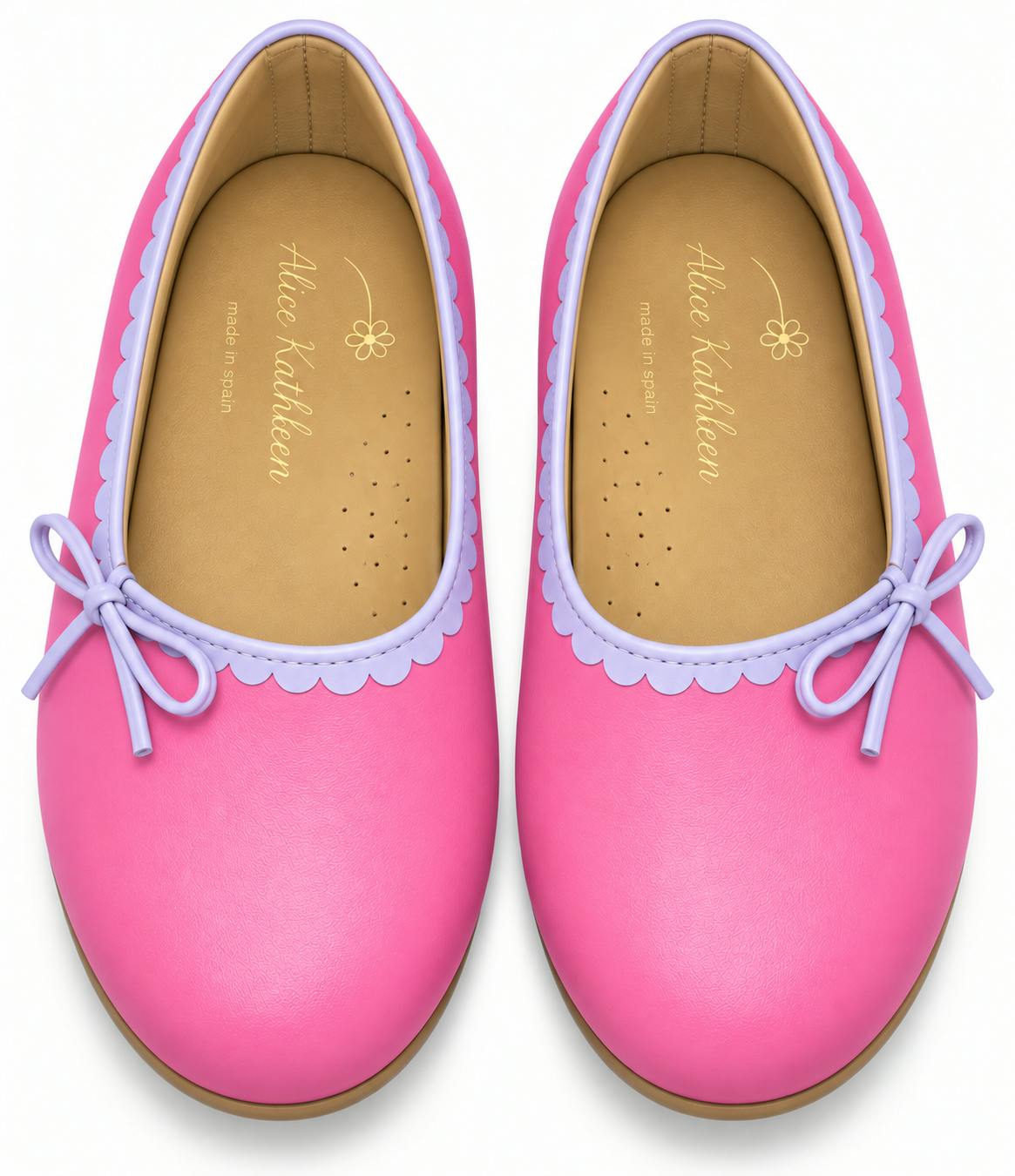 Beatrice Flat in Pink/Purple
