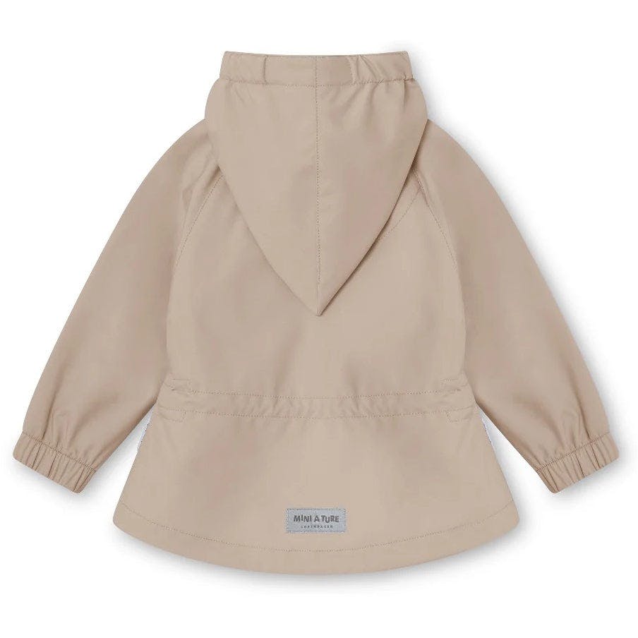 MINI A TURE MATWAI Spring Softshell Jacket. GRS - Sesame