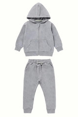 Organic Cotton Explorer Zip Hoodie & Sweatpants Set
