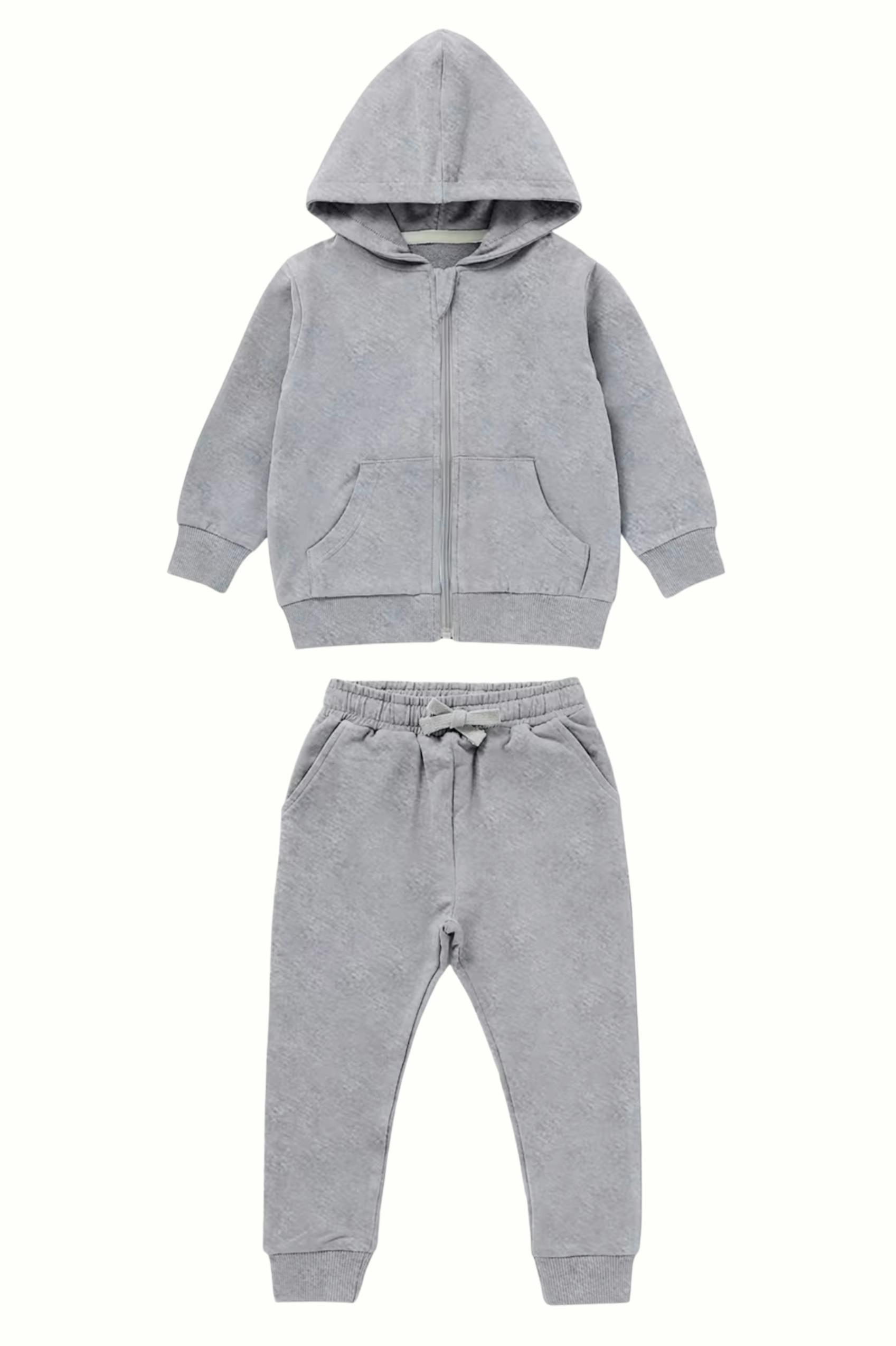 Organic Cotton Explorer Zip Hoodie & Sweatpants Set