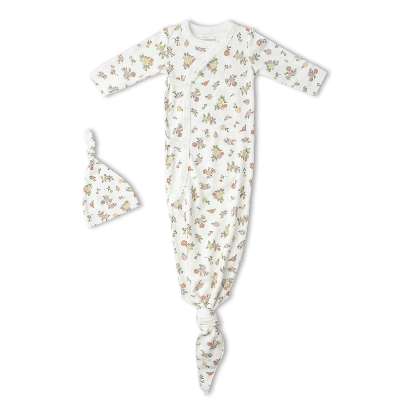 Organic Kimono Knotted Sleep Gown