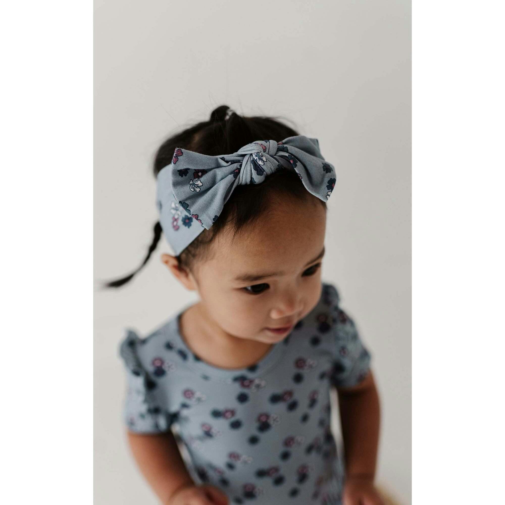Baby Bodysuit Dress Set Patriotic Ribbon