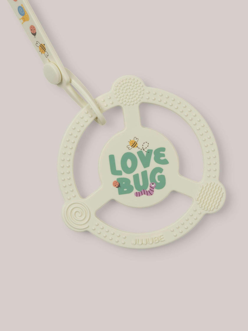 Studio Oh! Silicone Teether Ring With Detachable Clip