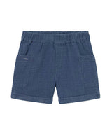 Blue Pocket Shorts