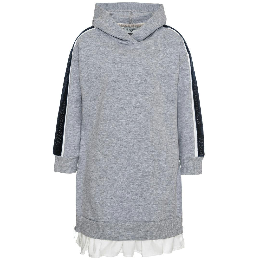 Gray & Navy Dress