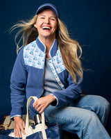 Women's Hydrangea Fleece Jacket