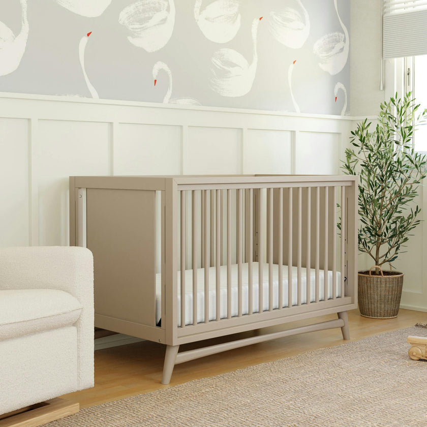 Peggy 3-In-1 Convertible Crib With Toddler Bed Conversion Kit