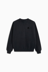 TNS Logo Rib Collar Woman Sweatshirt Moonless Night