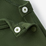 Dark Green Brushed Long Sleeve T-Shirt