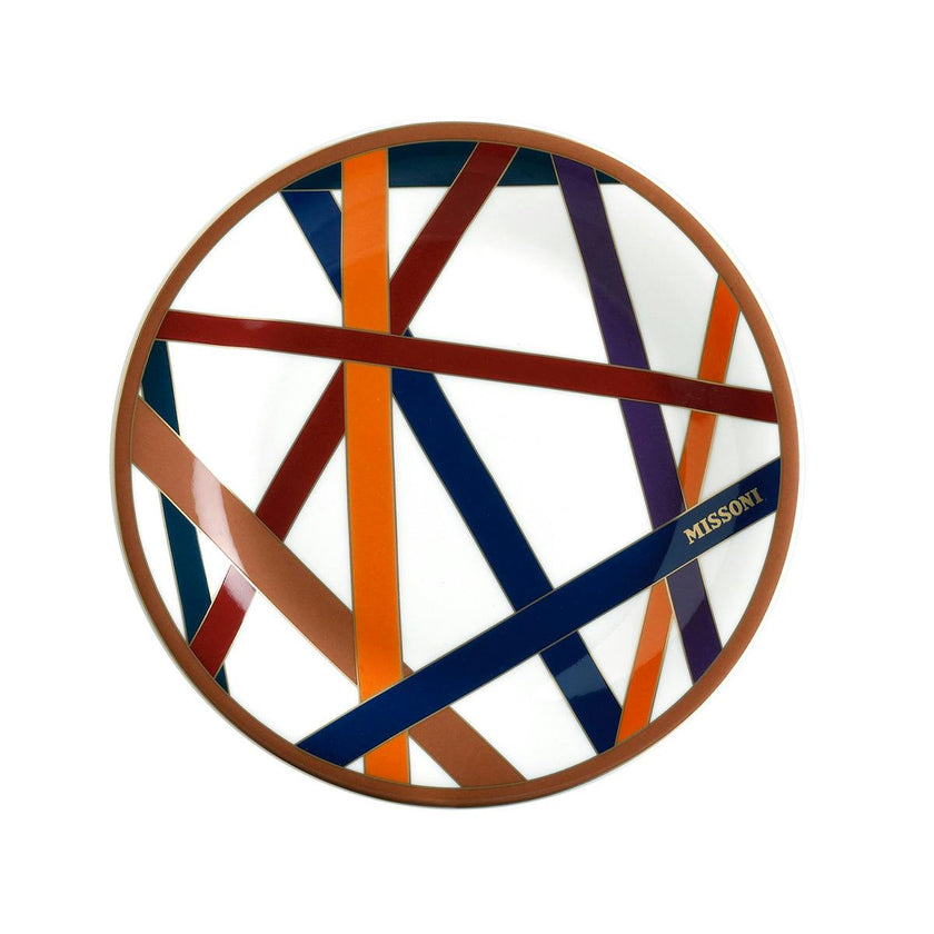 Bread and Butter Plates NASTRI Set of 2  Multicolor diam. 6"