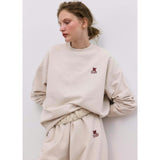 TNS Logo Woman Jogging  Sand Vigore