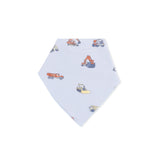 Construction Vehicles - Convertible Romper & Bandana Bib Set