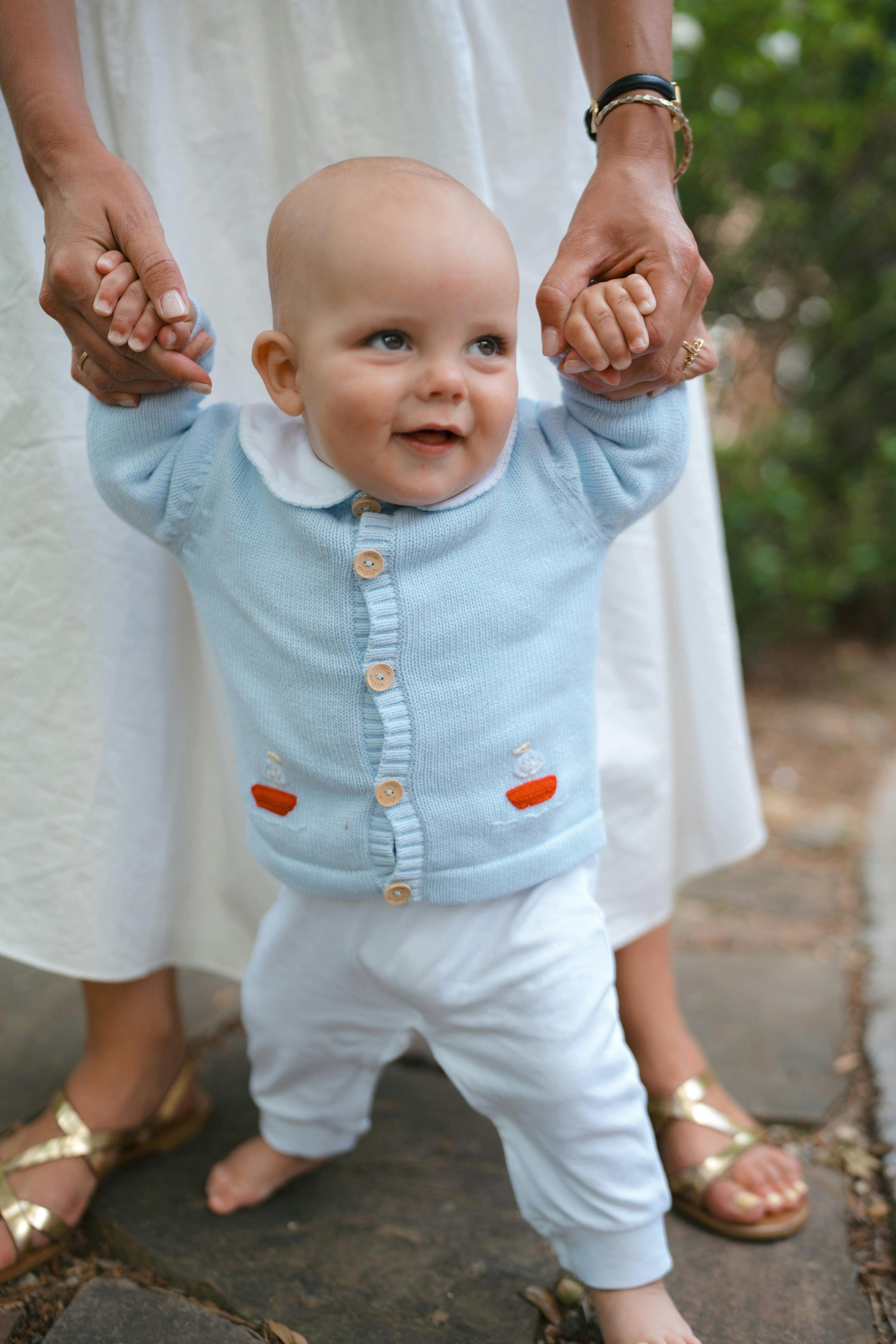Crochet Playsuit - Sailboat