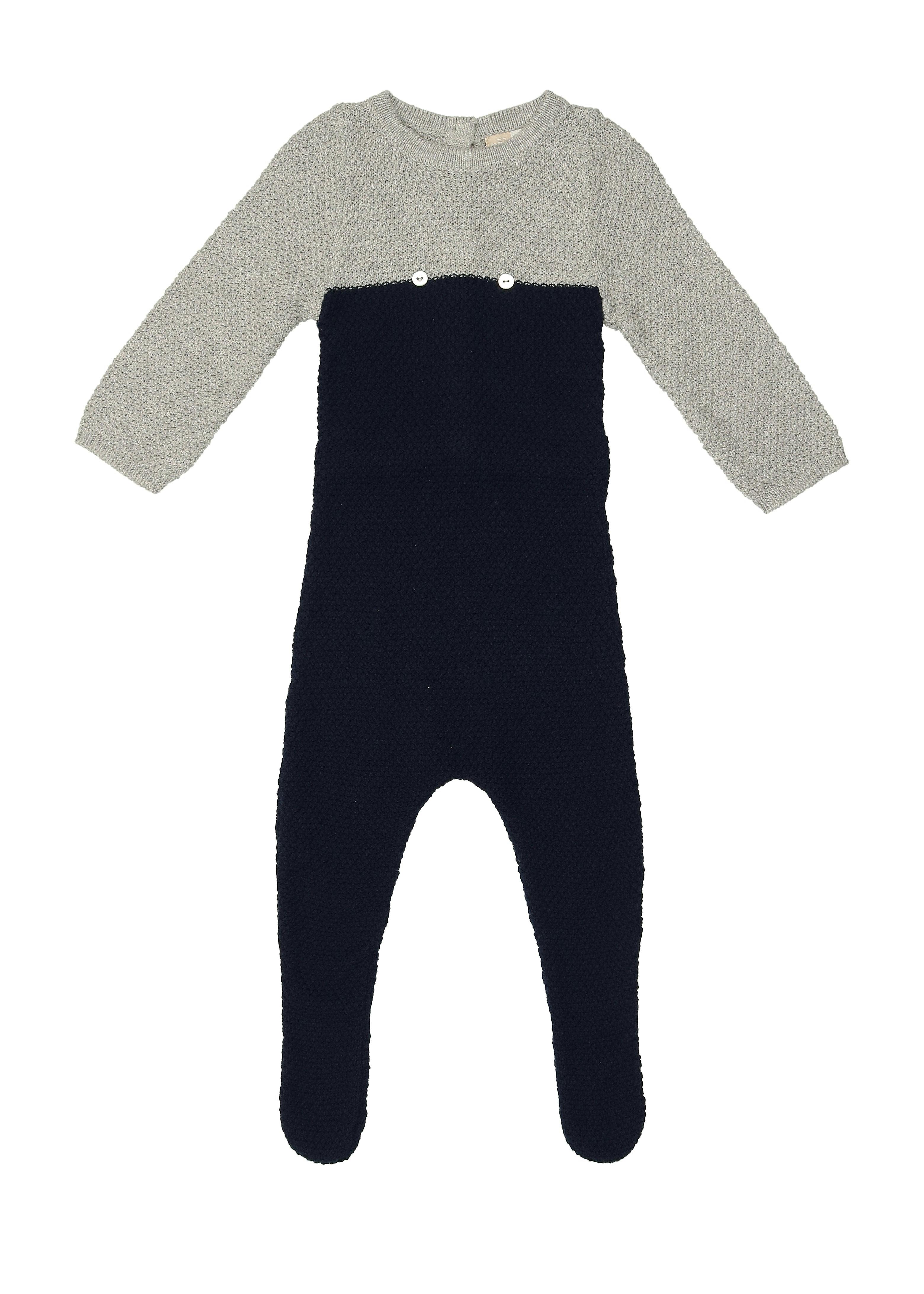 Cutie Color-Block Long Sleeve Footie