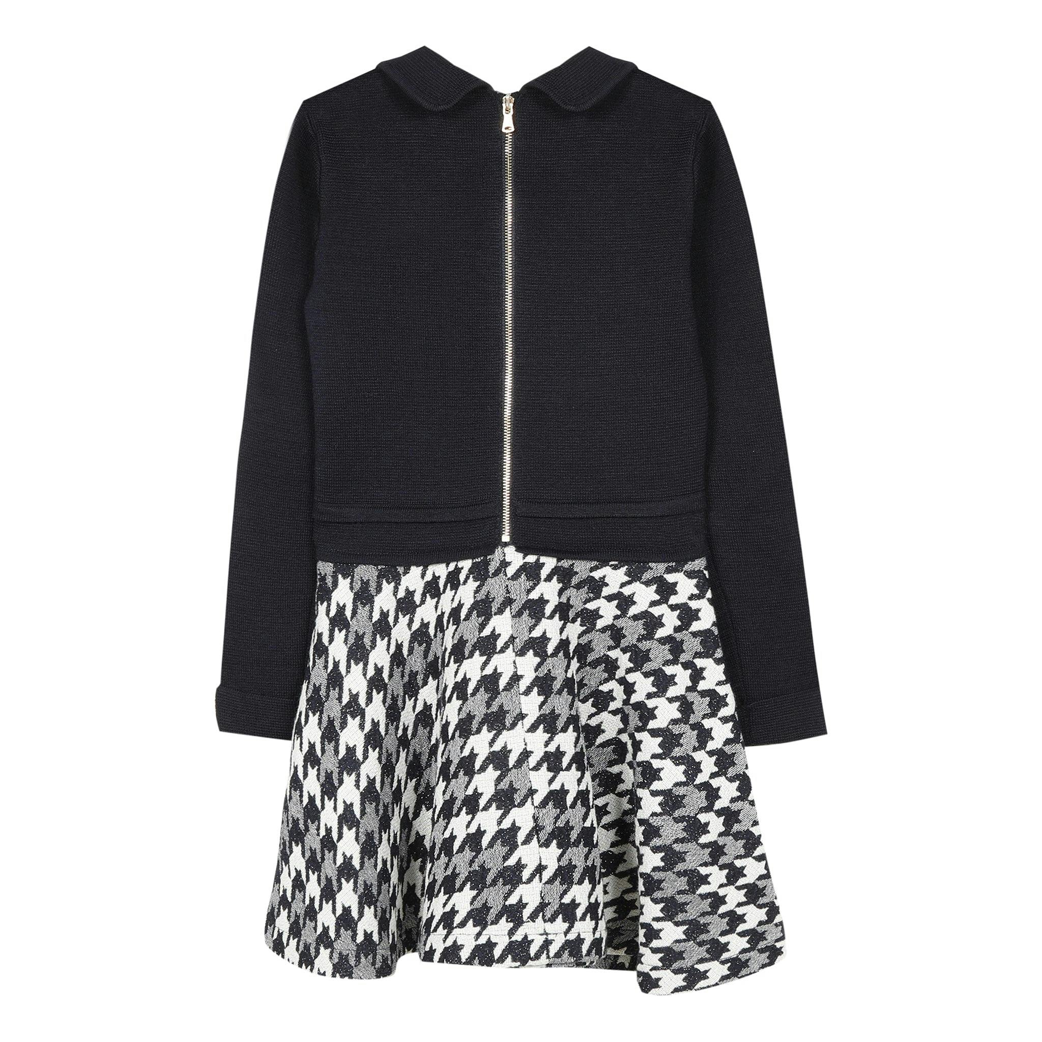 Navy wool knitted dress  - FINAL SALE